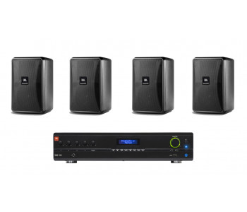 Комплект акустики 4 настенных динамика JBL Control 25-1 | Bluetooth | 4х30Вт